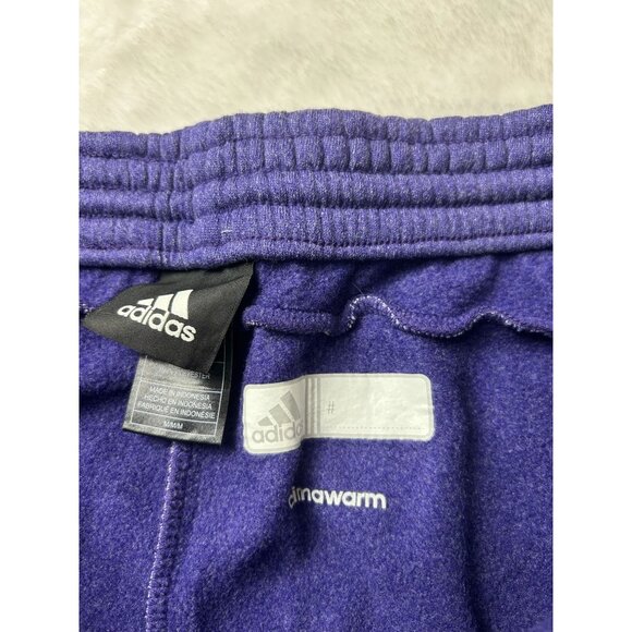 NWT Adidas Womens Climawarm Purple Athletic Pants Medium Straigth Leg - Picture 11 of 12